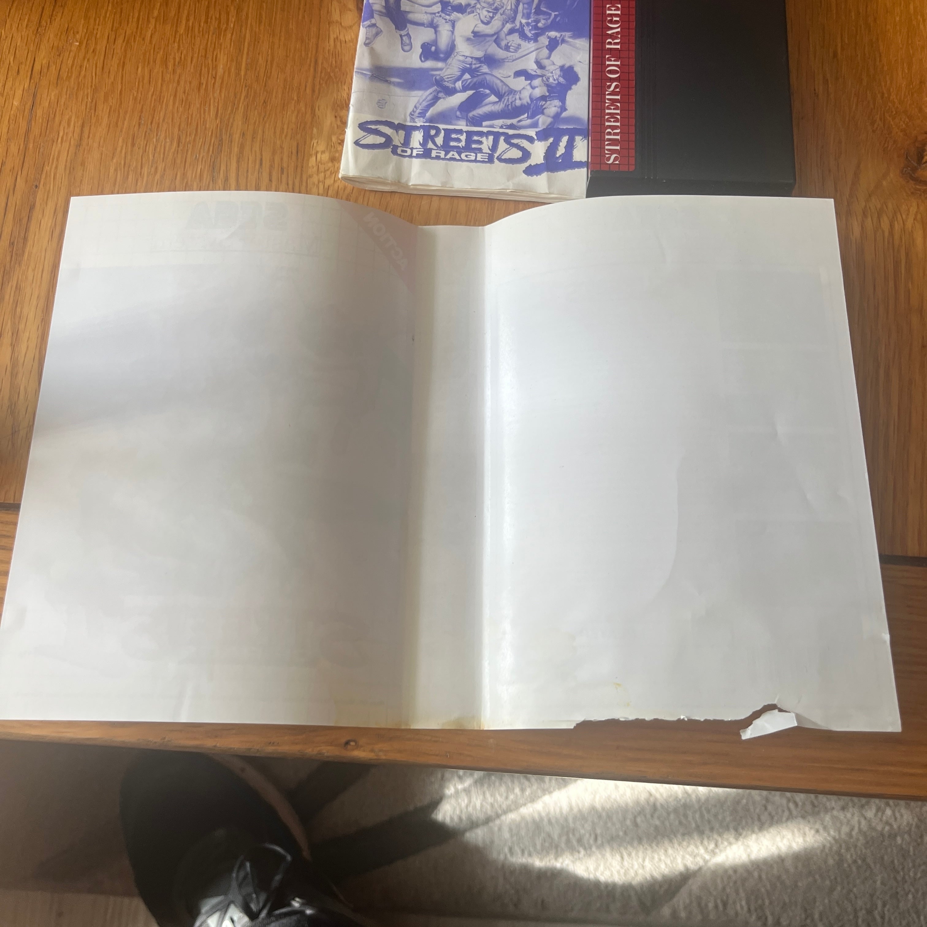 Streets of Rage II Sega Master System game