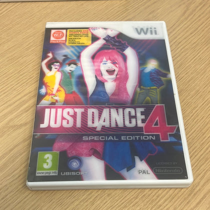 Just Dance 4 [Special Edition Lenticular Cover] Nintendo Wii Game