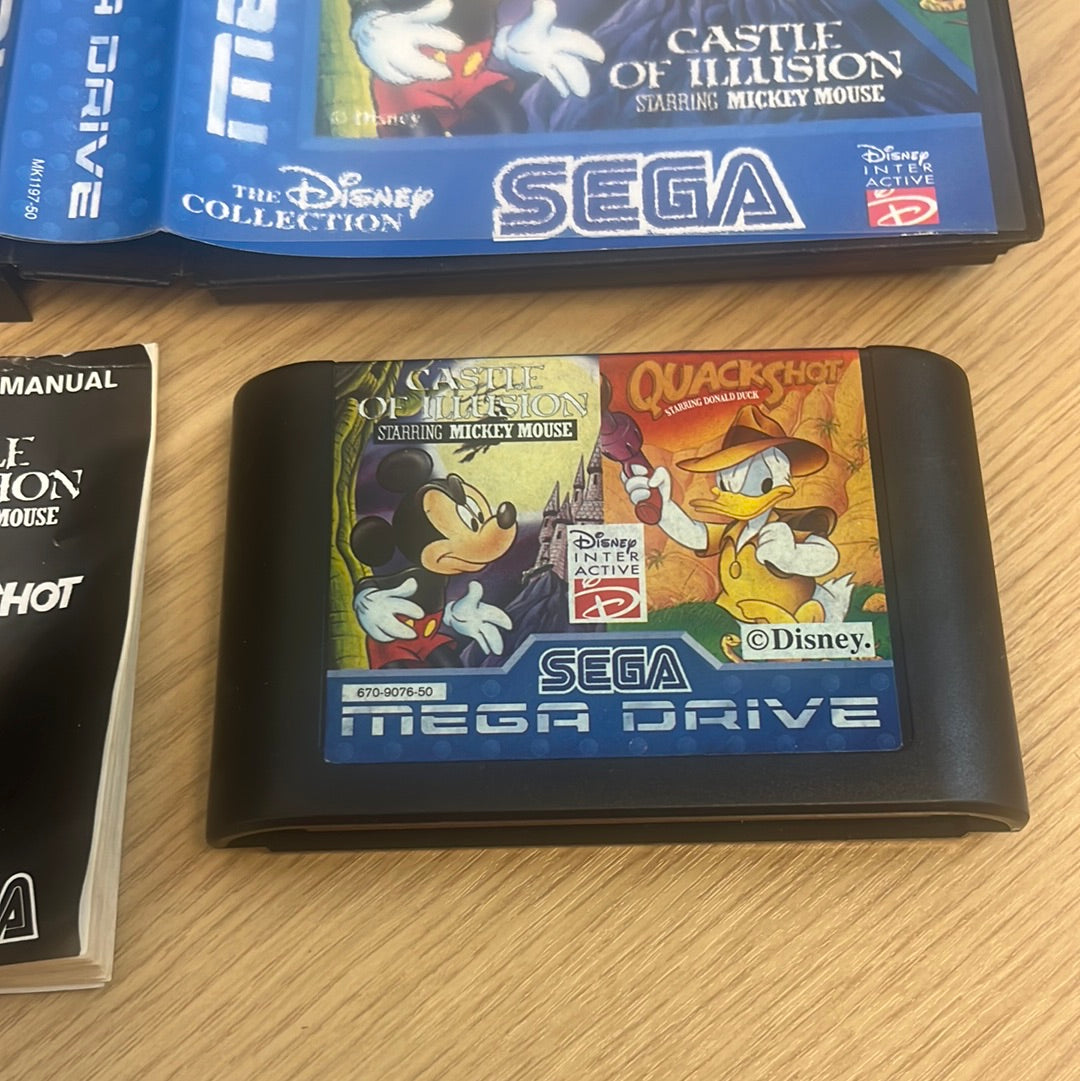 The Disney Collection: Castle of Illusion & Quackshot Sega Mega Drive game my