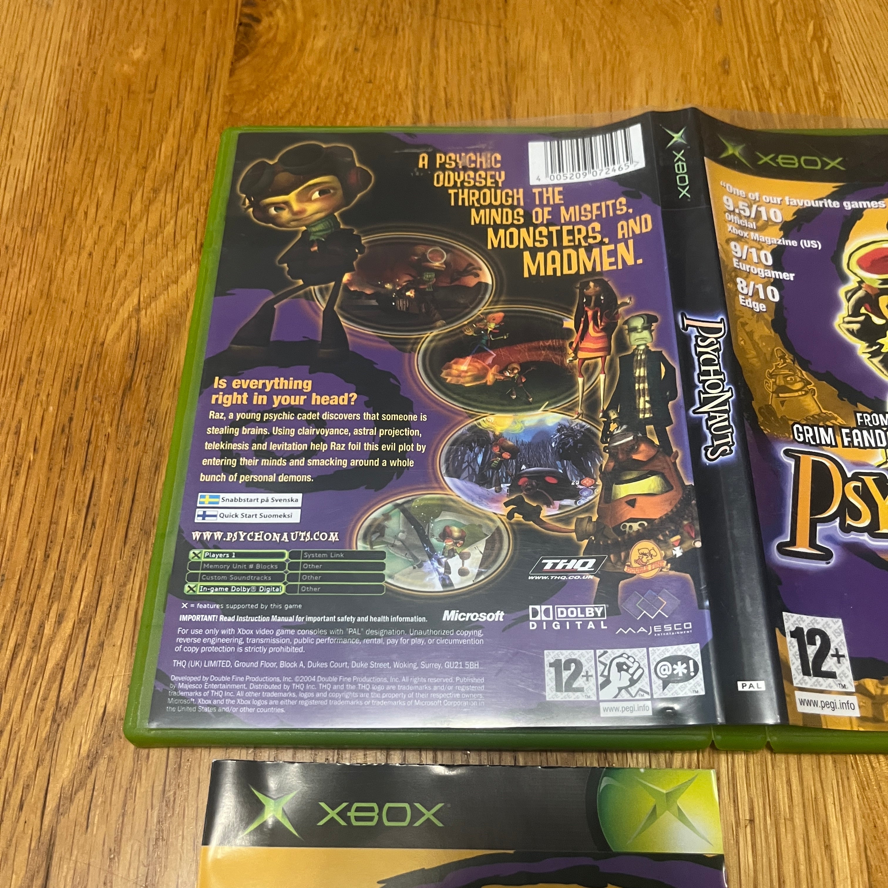 Psychonauts original Xbox game