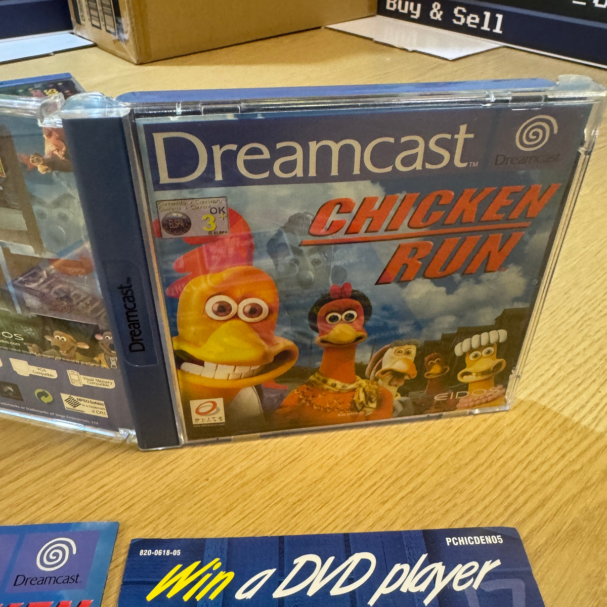 Chicken Run Sega dreamcast game cib