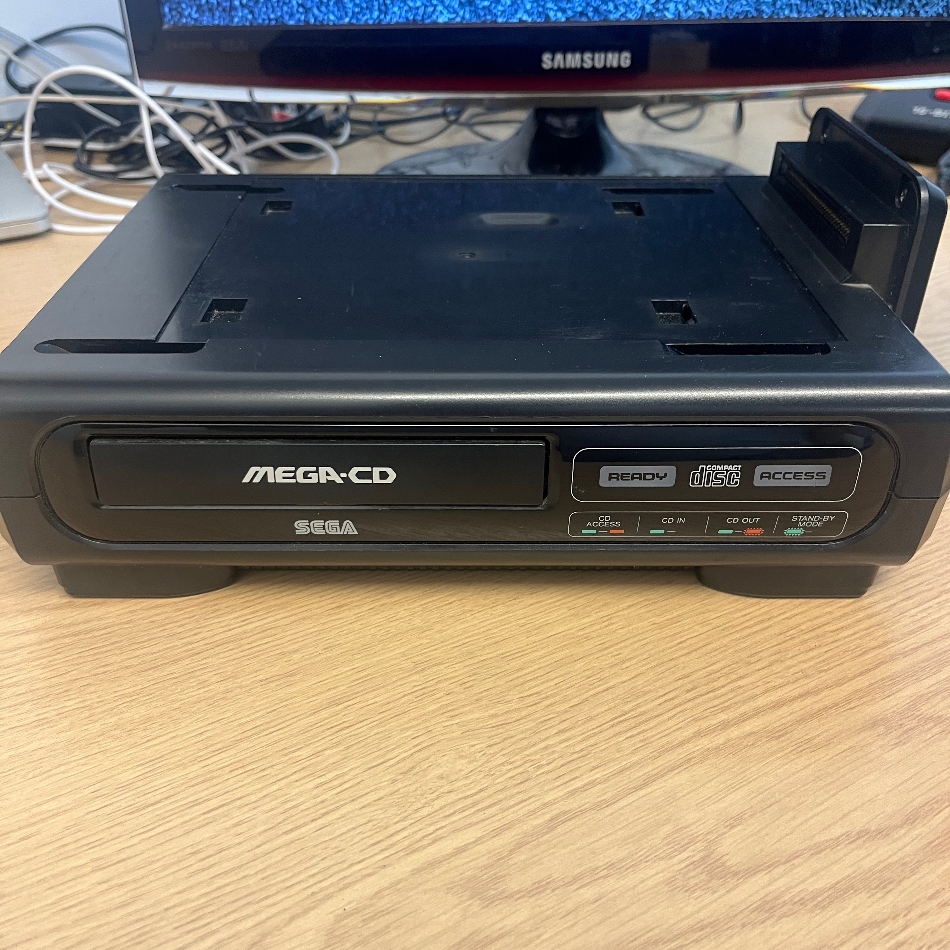 Sega Mega CD Model 1 plus Mega Drive console boxed