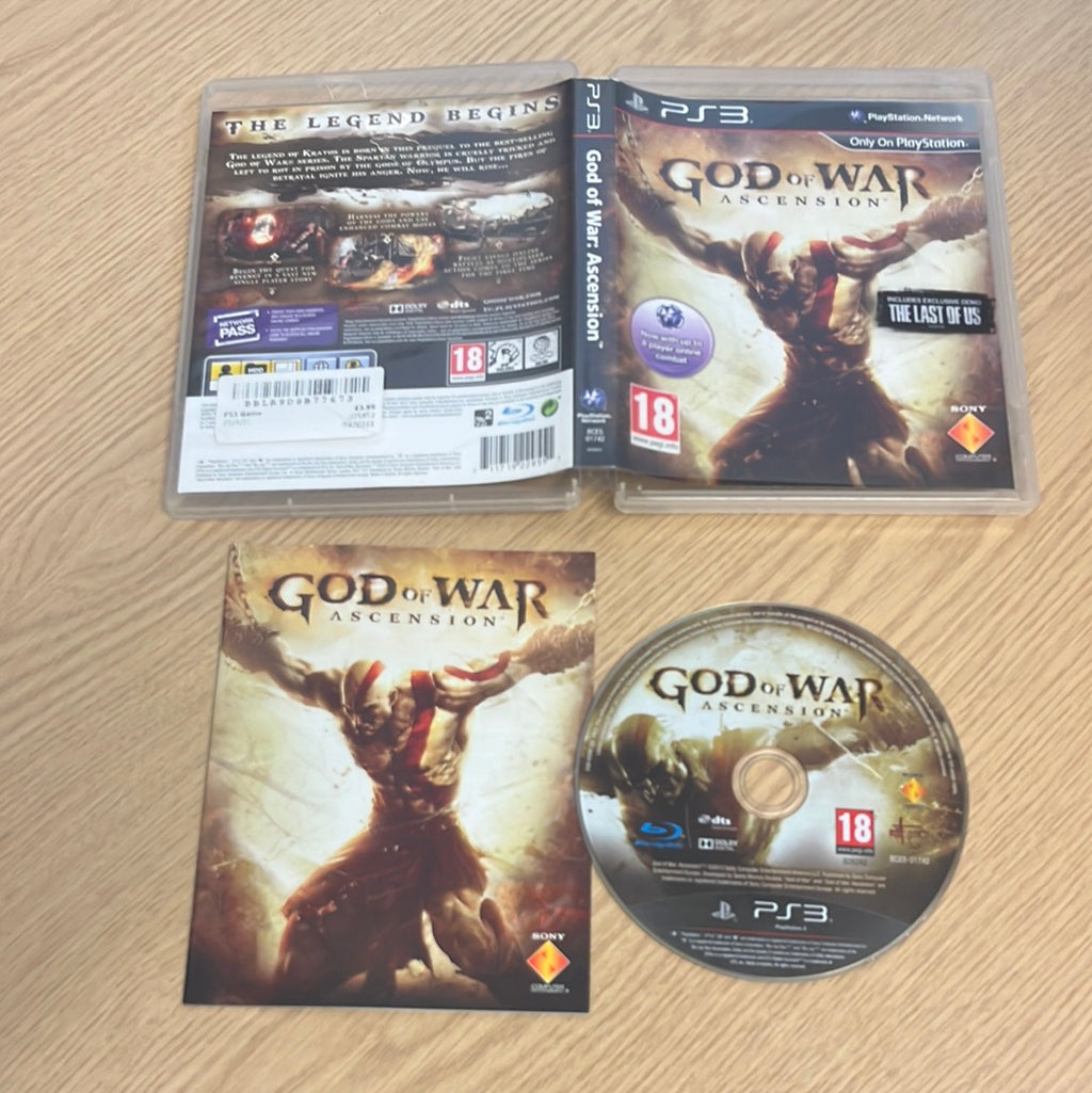 God of war ascension ps3 – retro game store uk