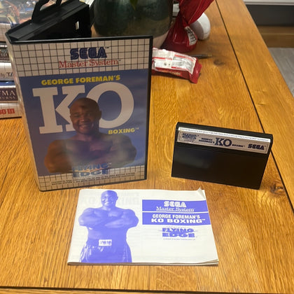 KO Boxing (George Foreman's) Sega master system game