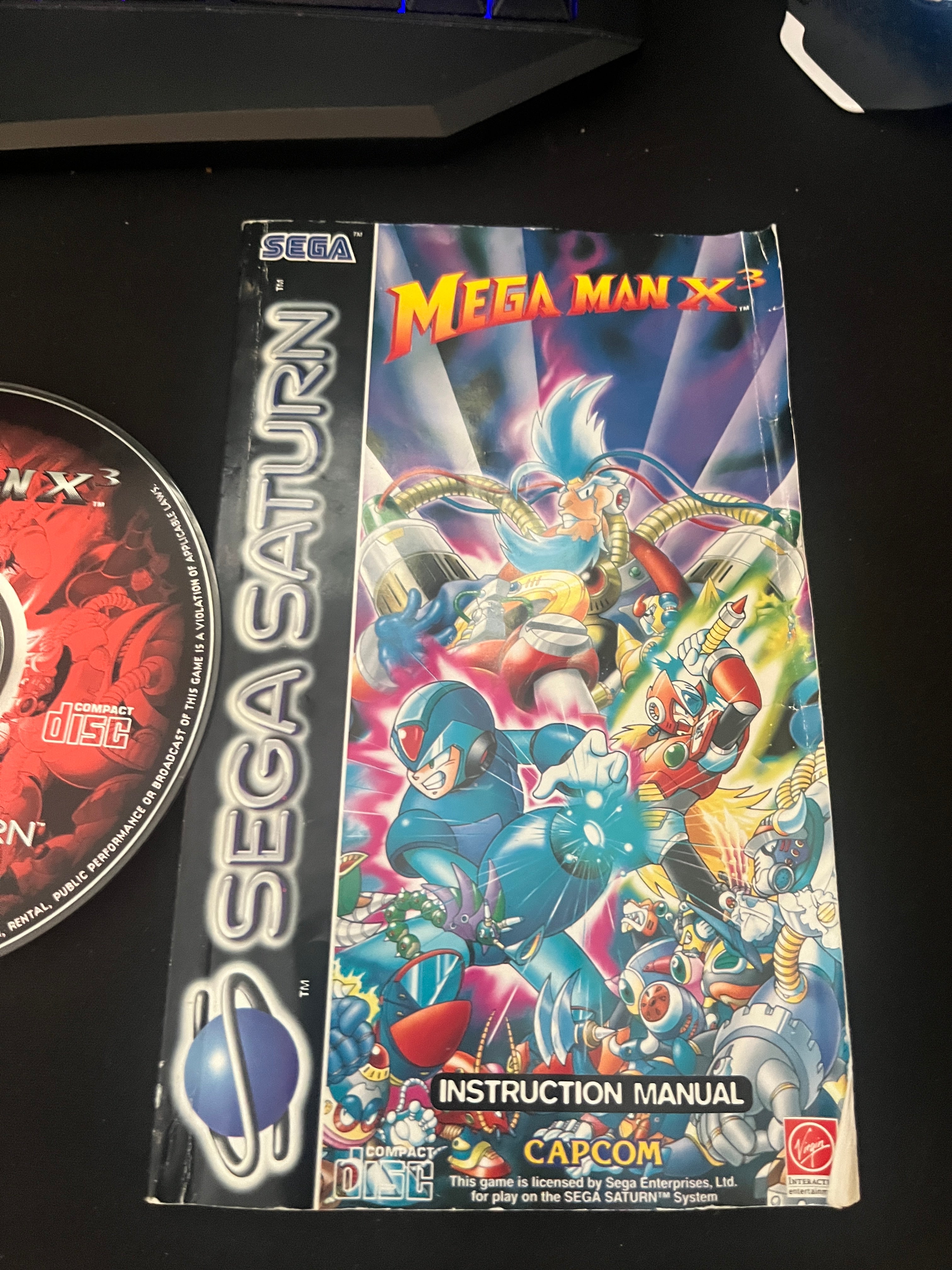 Mega Man X3 Sega saturn game