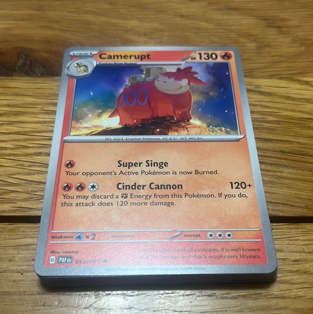Paldean Fates: Camerupt #12