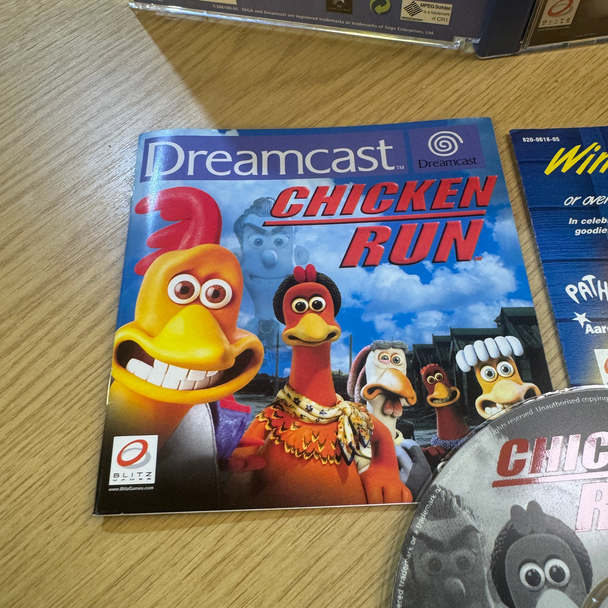 Chicken Run Sega dreamcast game cib