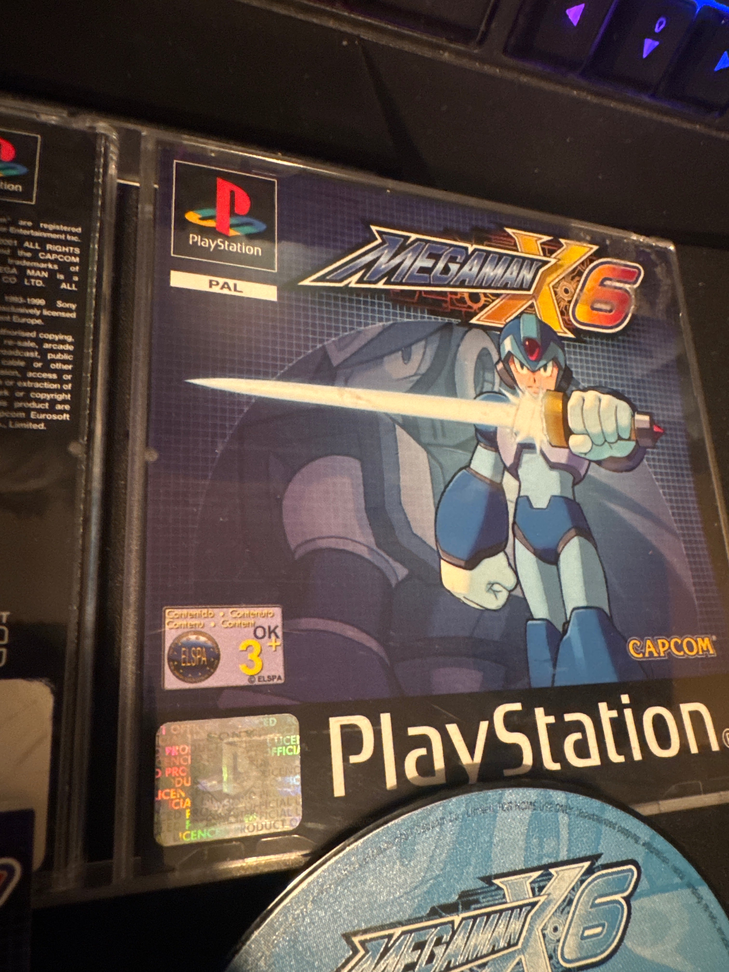 Mega Man X6 Sony PS1 game