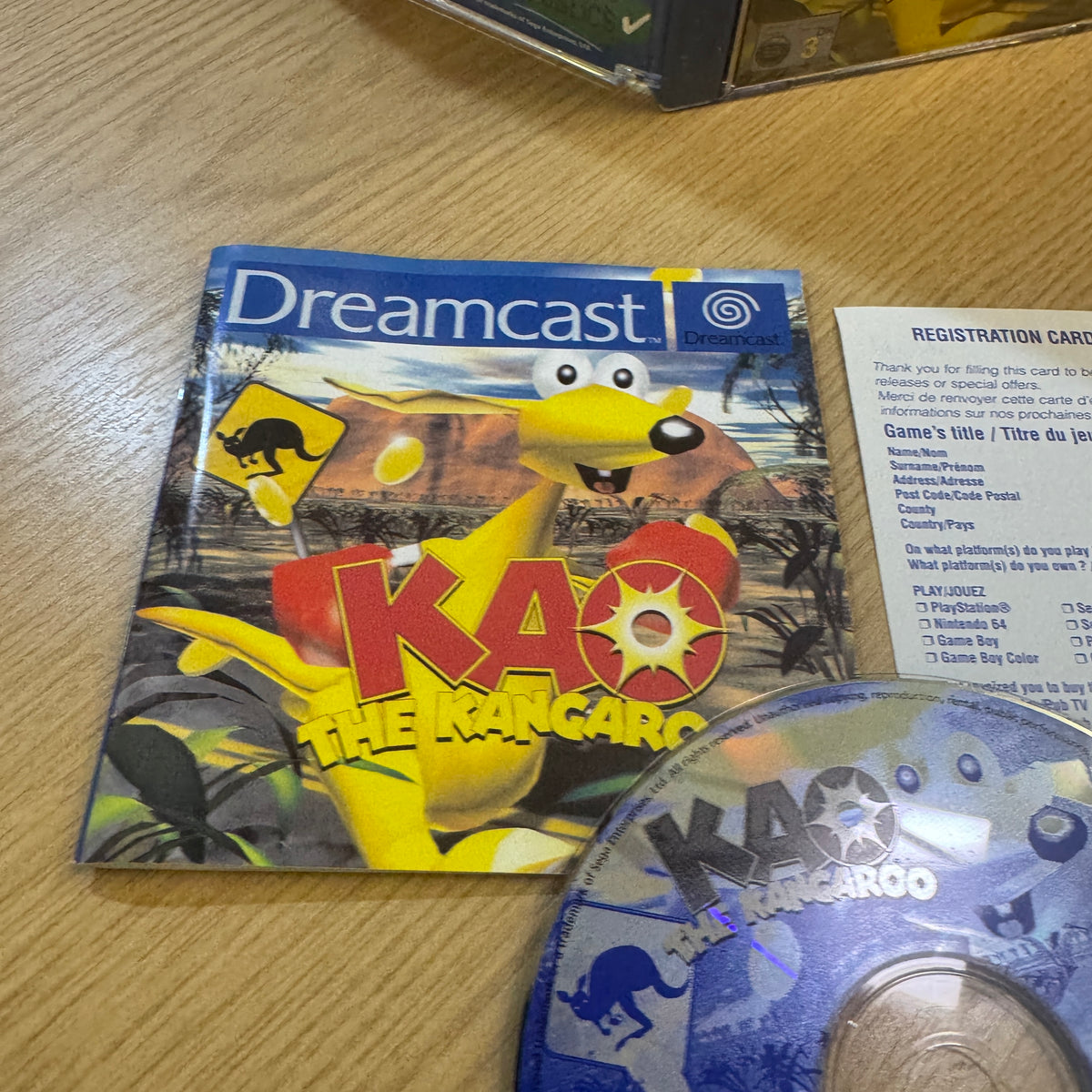 Kao the Kangaroo Sega Dreamcast game cib