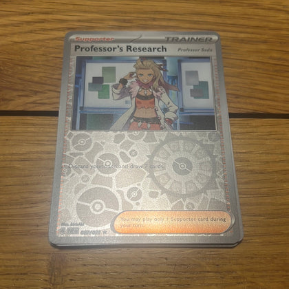 Paldean Fates: Professor's Research [Reverse Holo] #87