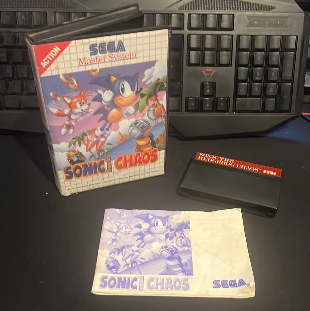 Sonic chaos Sega master system game