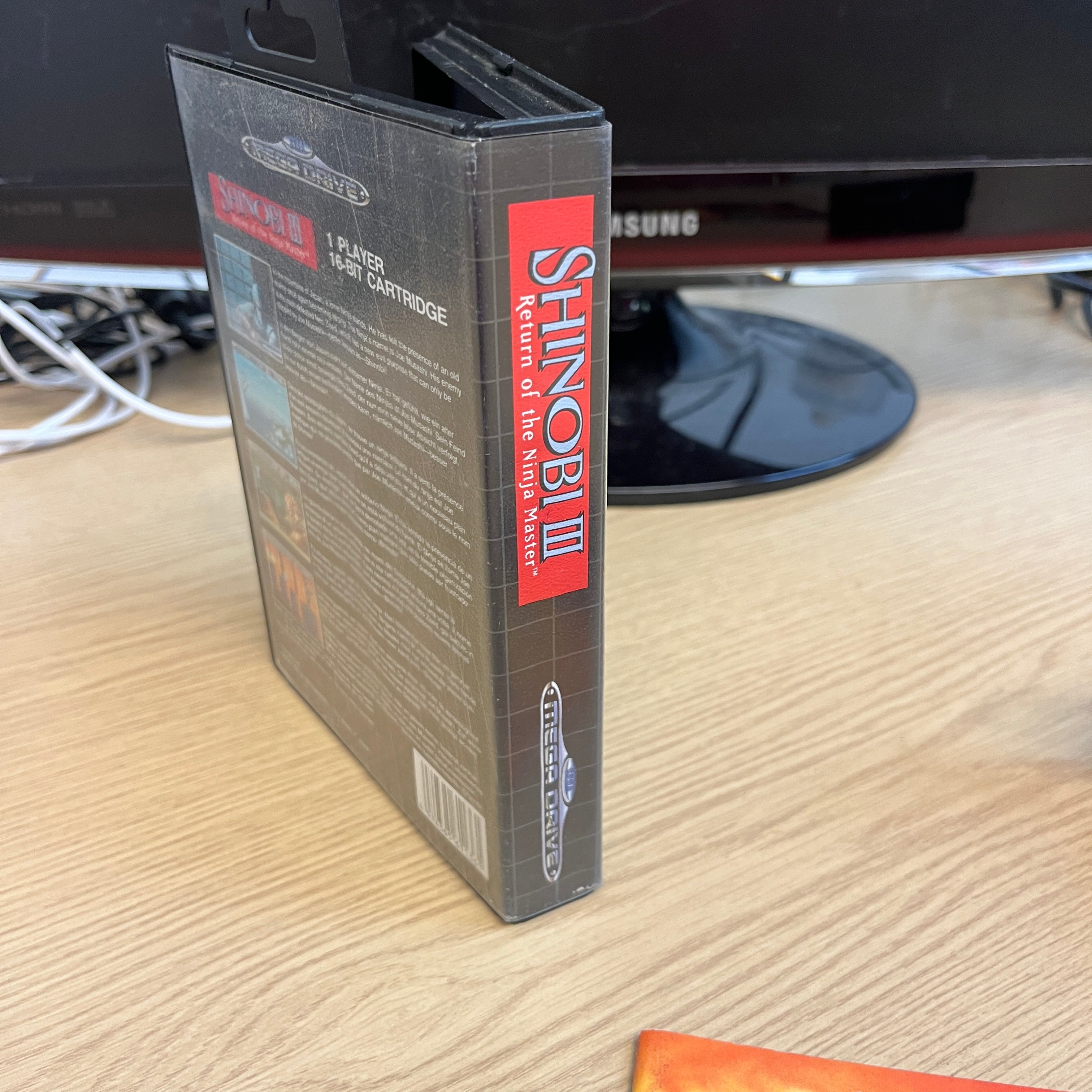 Shinobi III: Revenge of The Ninja Master Sega Mega Drive game complete 3