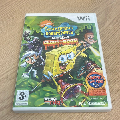 SpongeBob SquarePants featuring Nicktoons: Globs of Doom Nintendo Wii game