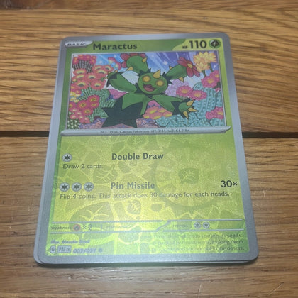 Paldean Fates: Maractus [Reverse Holo] #3