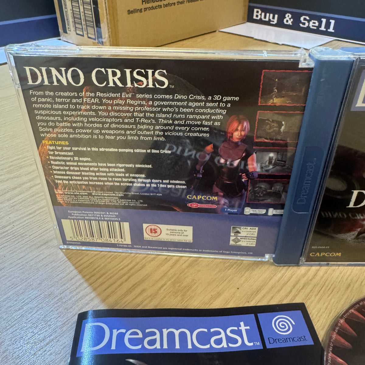 Dino Crisis Sega Dreamcast game cib