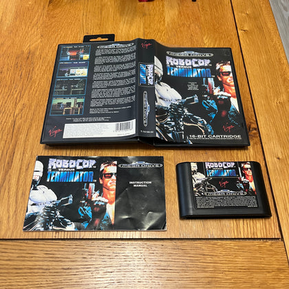 Robocop vs. Terminator Sega Mega Drive game vgc