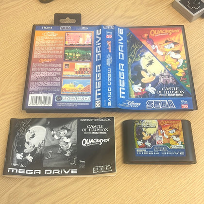 The Disney Collection: Castle of Illusion & Quackshot Sega Mega Drive game my
