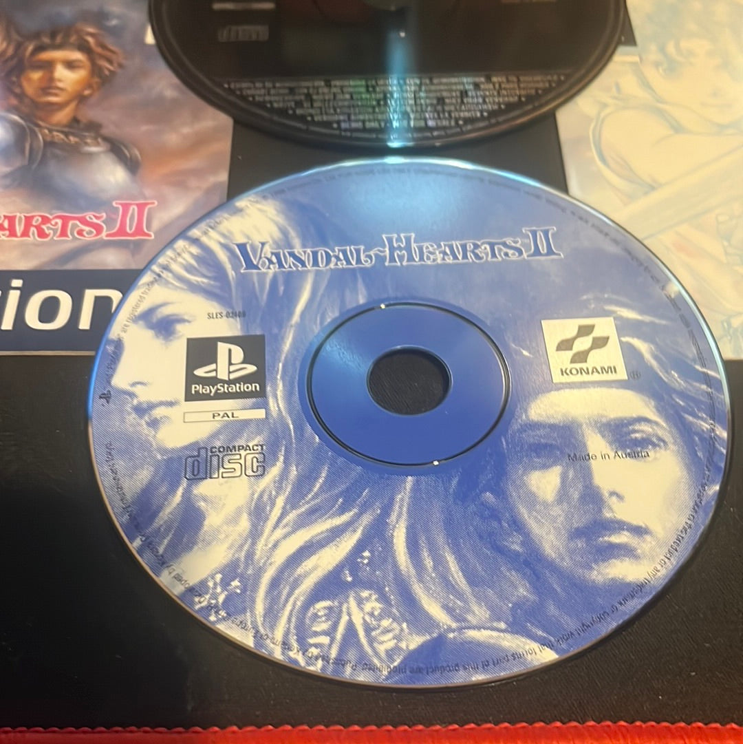 Vandal Hearts II with demo Sony PS1 game