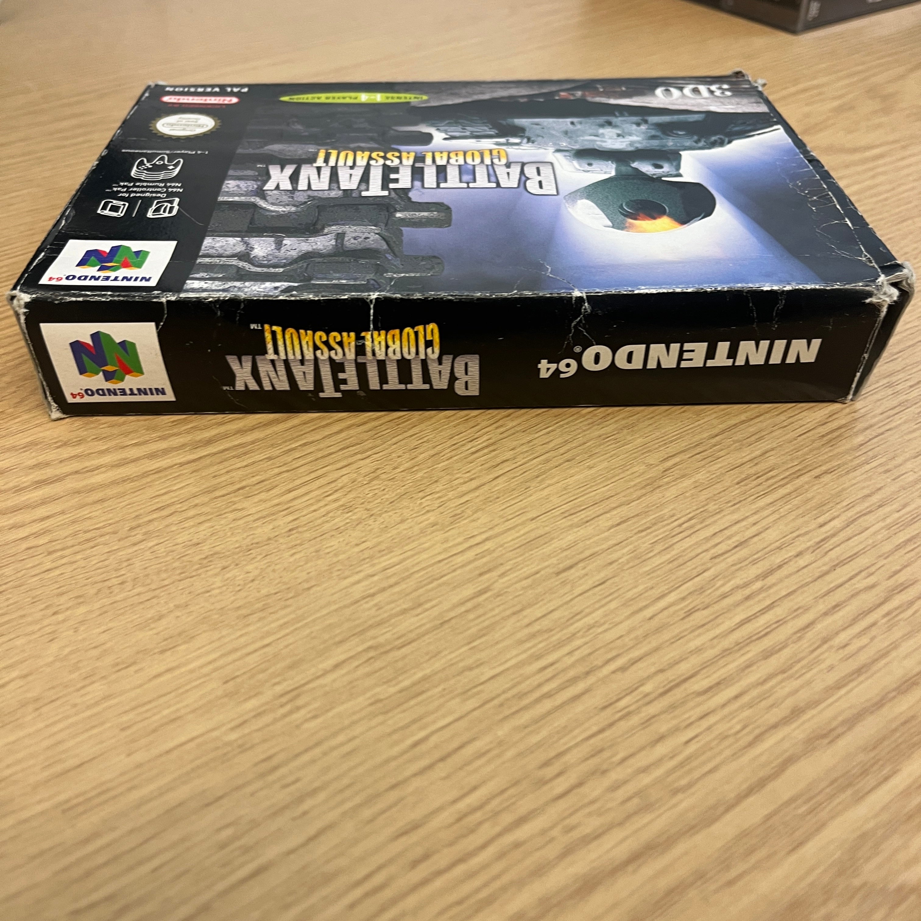 Battletanx : Global assault n64 game boxed