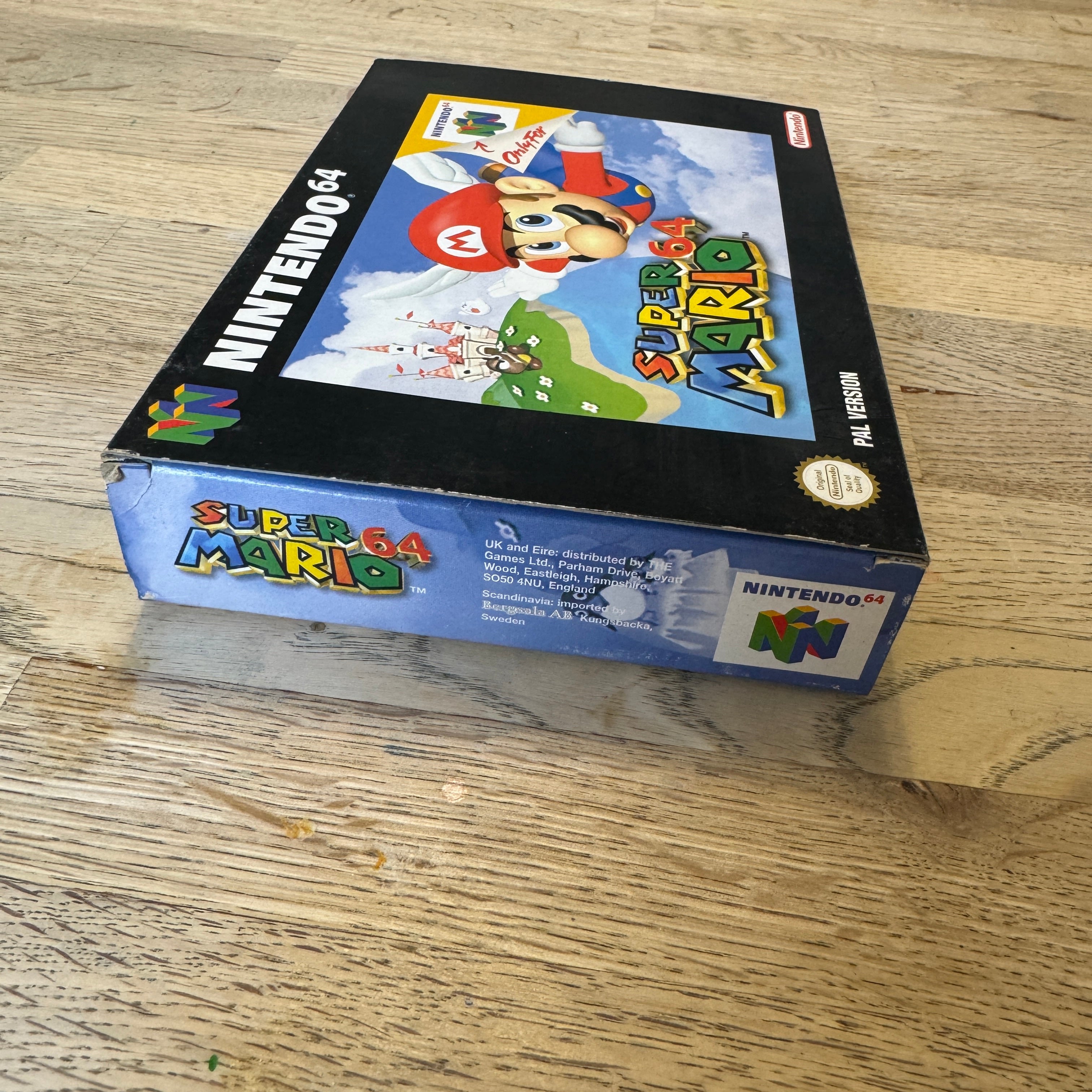 Super mario 64 n64 game boxed complete