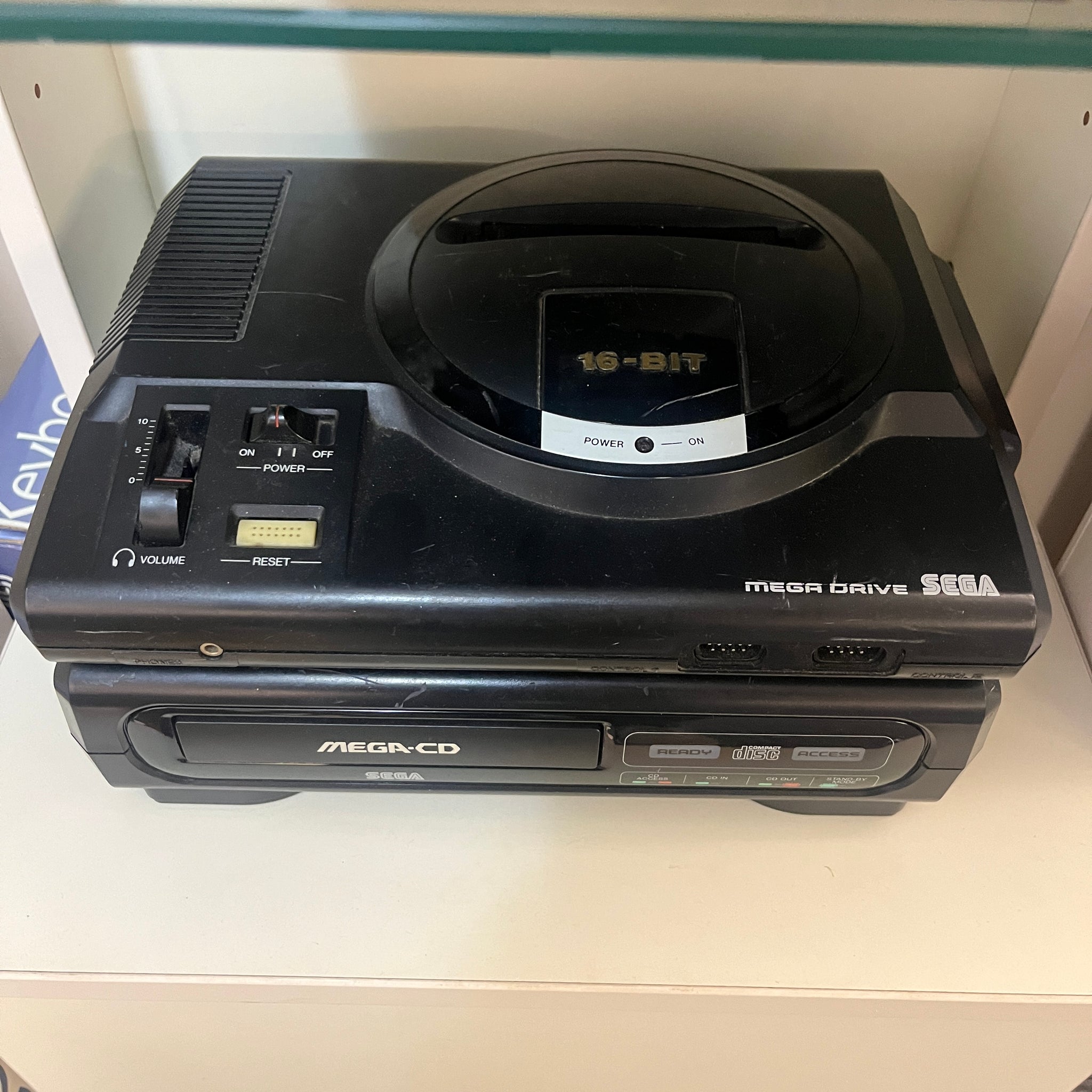 MEGA DRIVE + MEGA-CD  ジャンク品 動作未確認ジャンク】セガメガCD