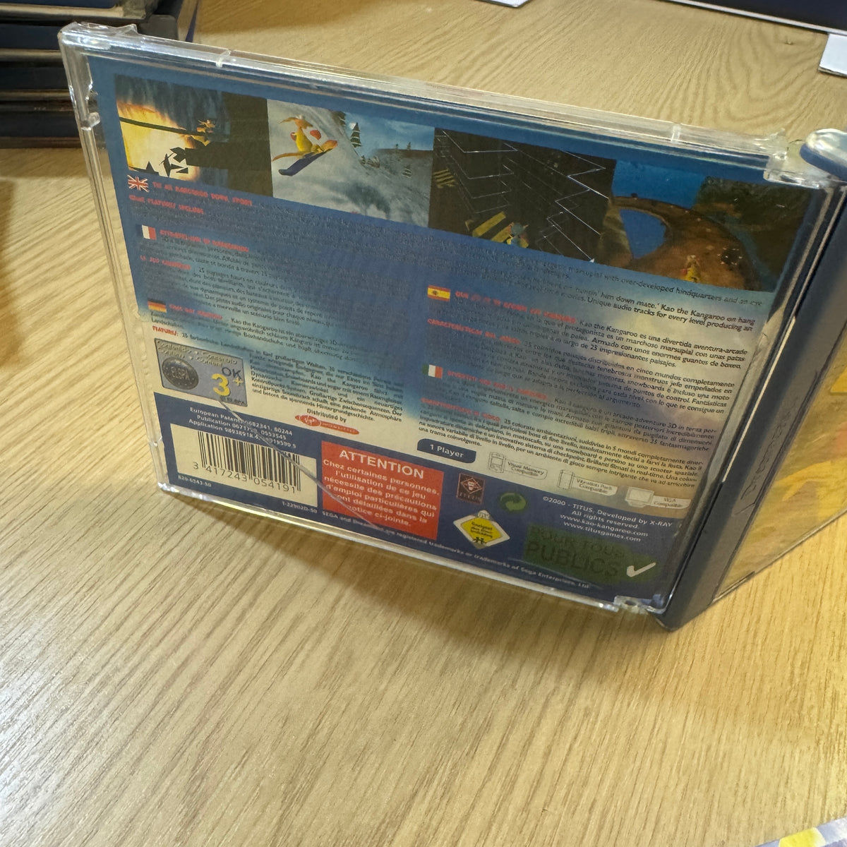 Kao the Kangaroo Sega Dreamcast game cib