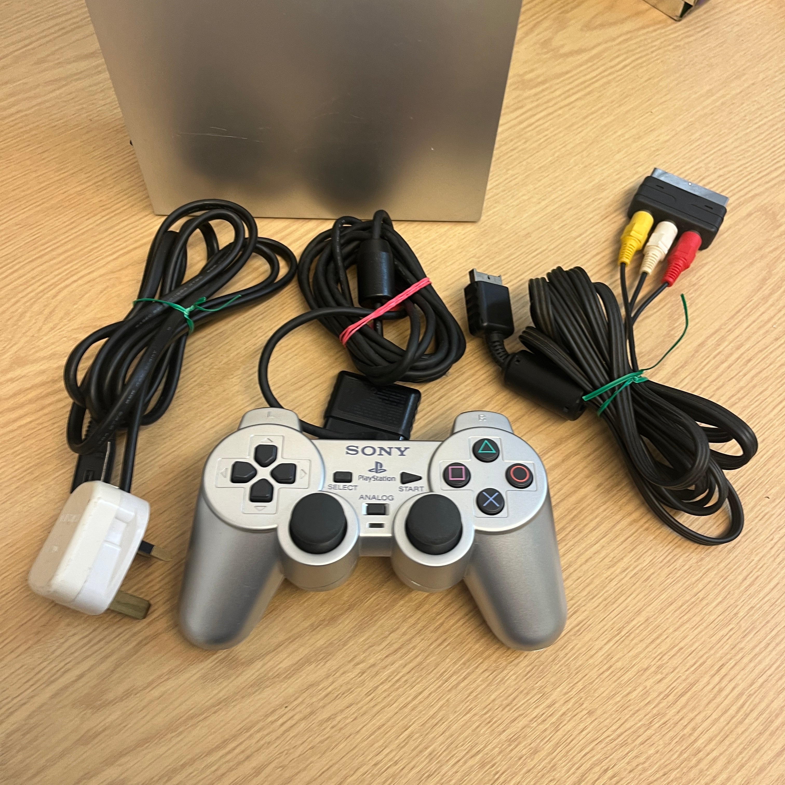 Sony PlayStation 2 PS2 Satin Silver Console