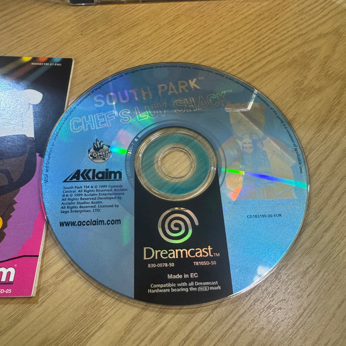 South Park: Chef’s Luv Shack Sega dreamcast game cib