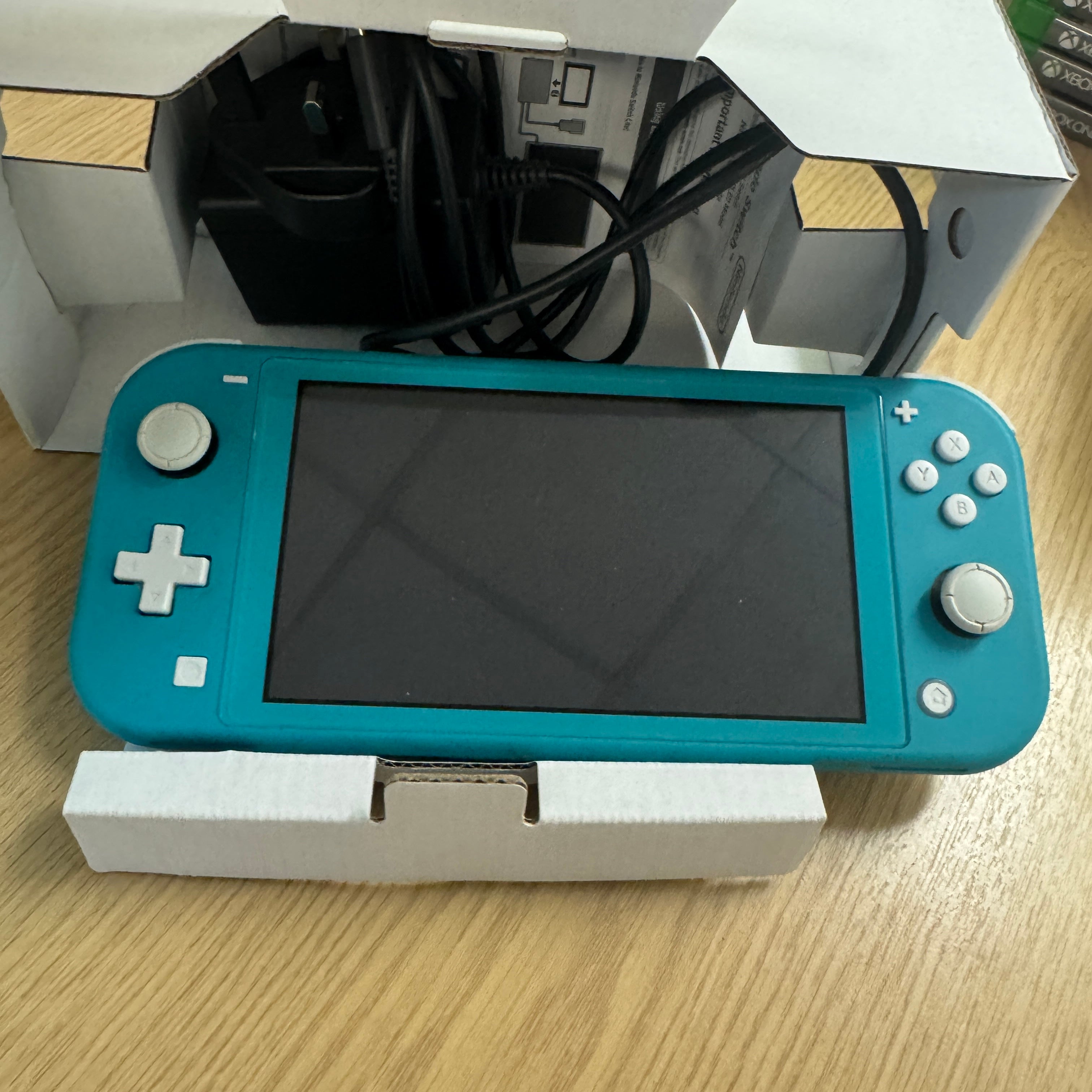 Nintendo switch lite console blue boxed