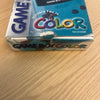 Teal game boy color boxed