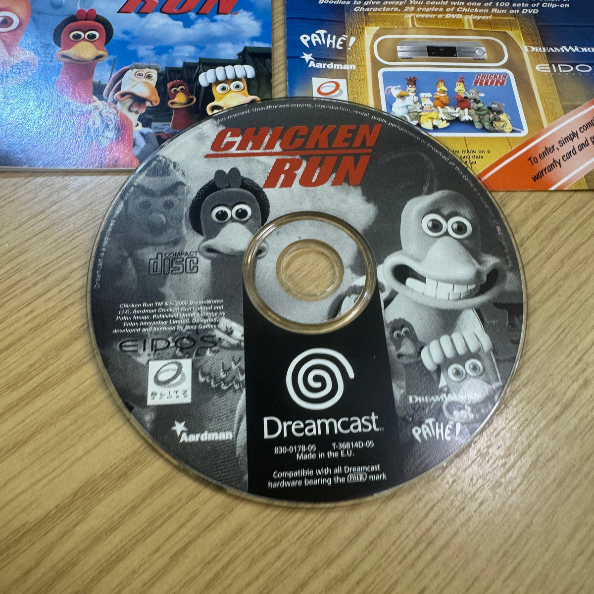 Chicken Run Sega dreamcast game cib