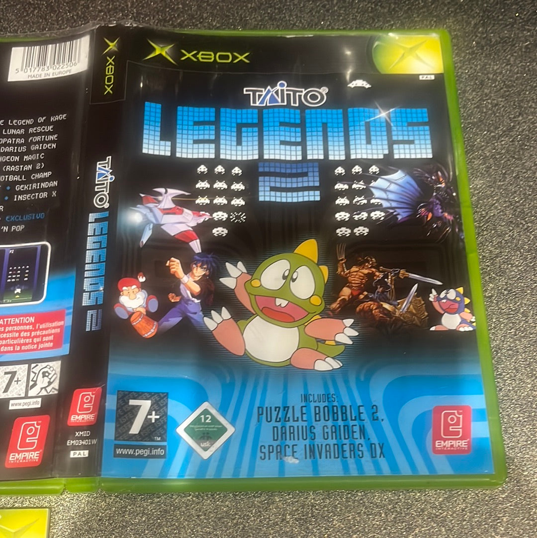 Taito Legends 2 original Xbox game