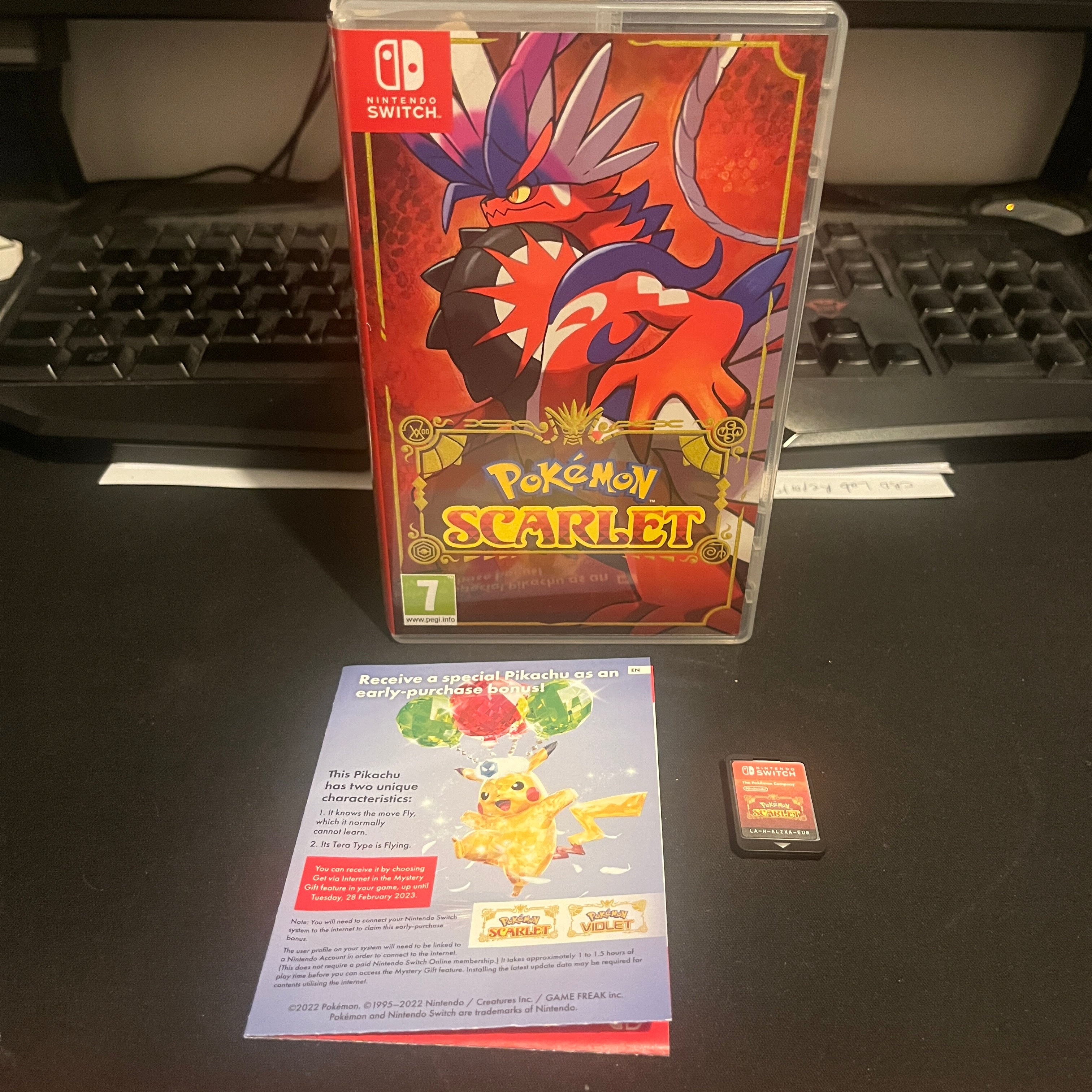 Pokemon scarlet nintendo switch game