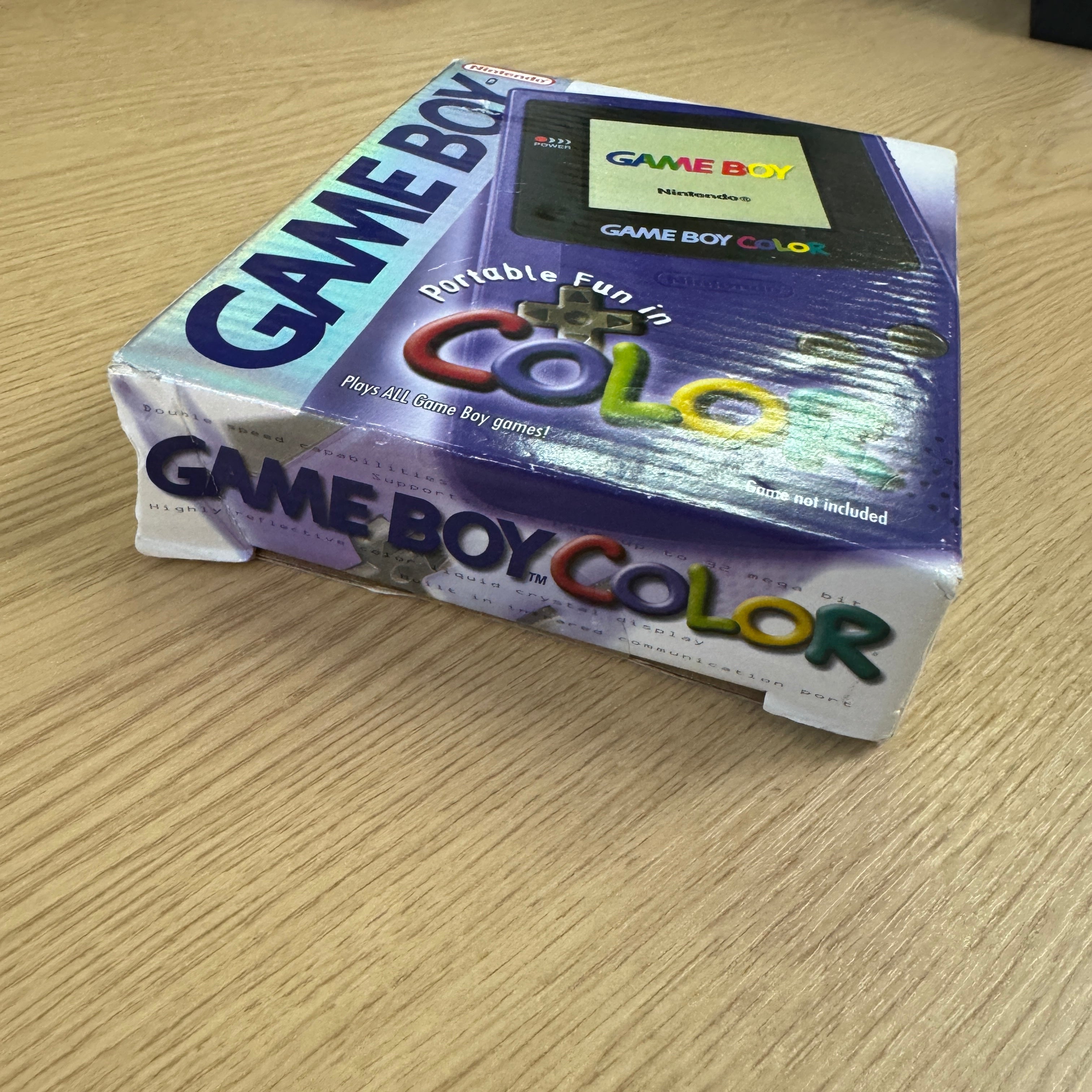 Purple Nintendo Game Boy Color boxed
