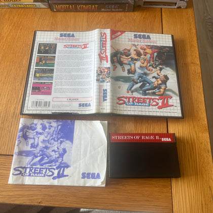 Streets of Rage II Sega Master System game