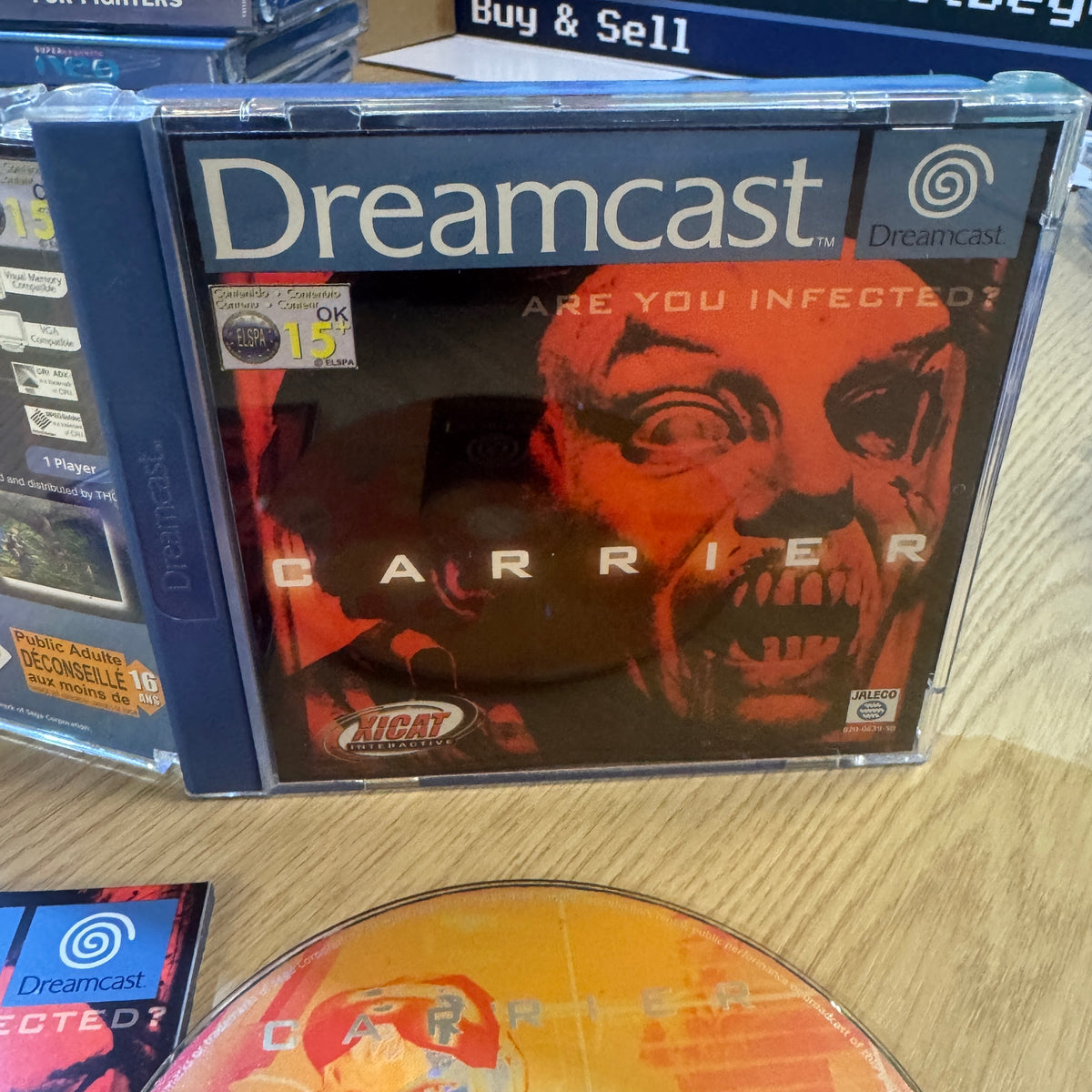 Carrier Sega Dreamcast game cib