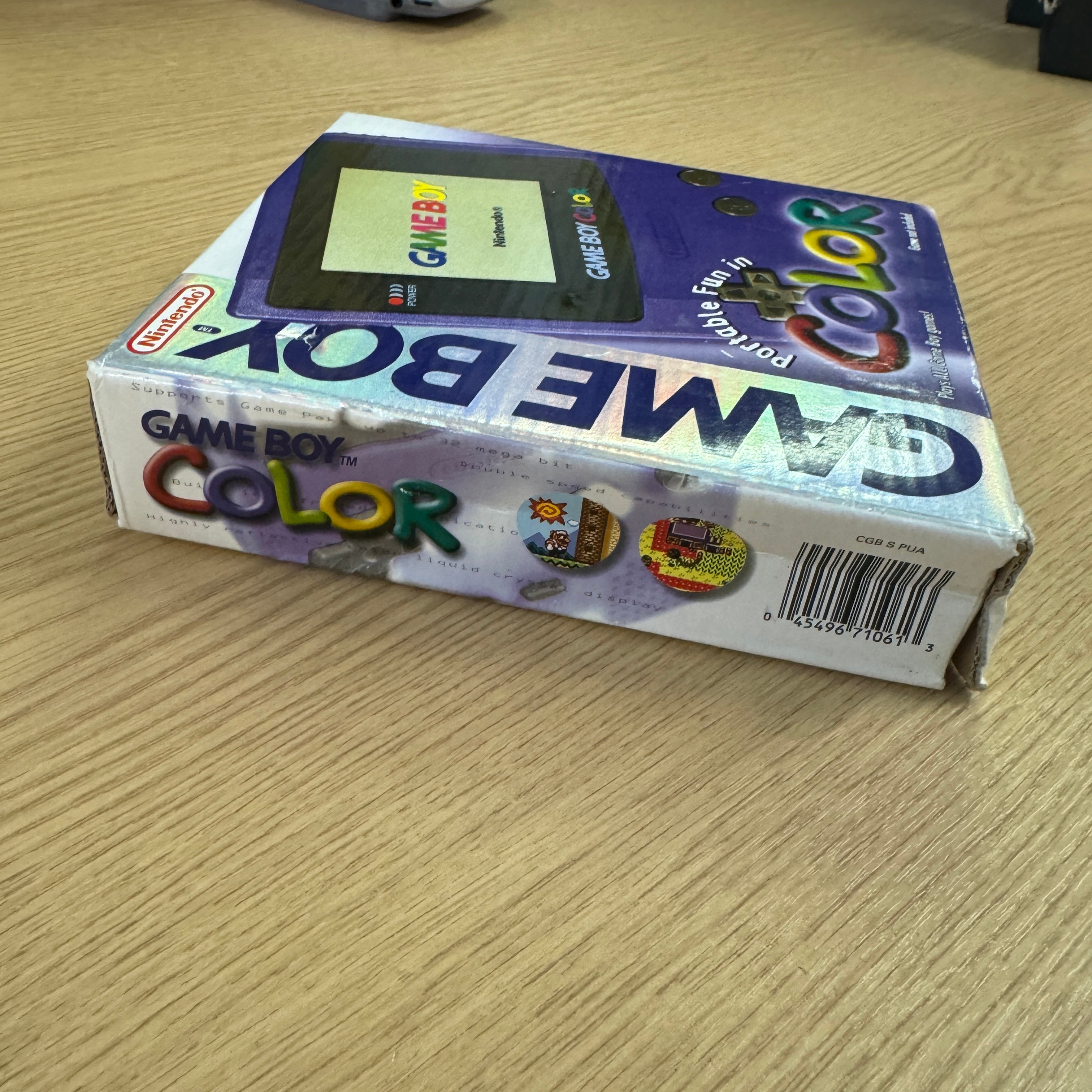 Purple Nintendo Game Boy Color boxed