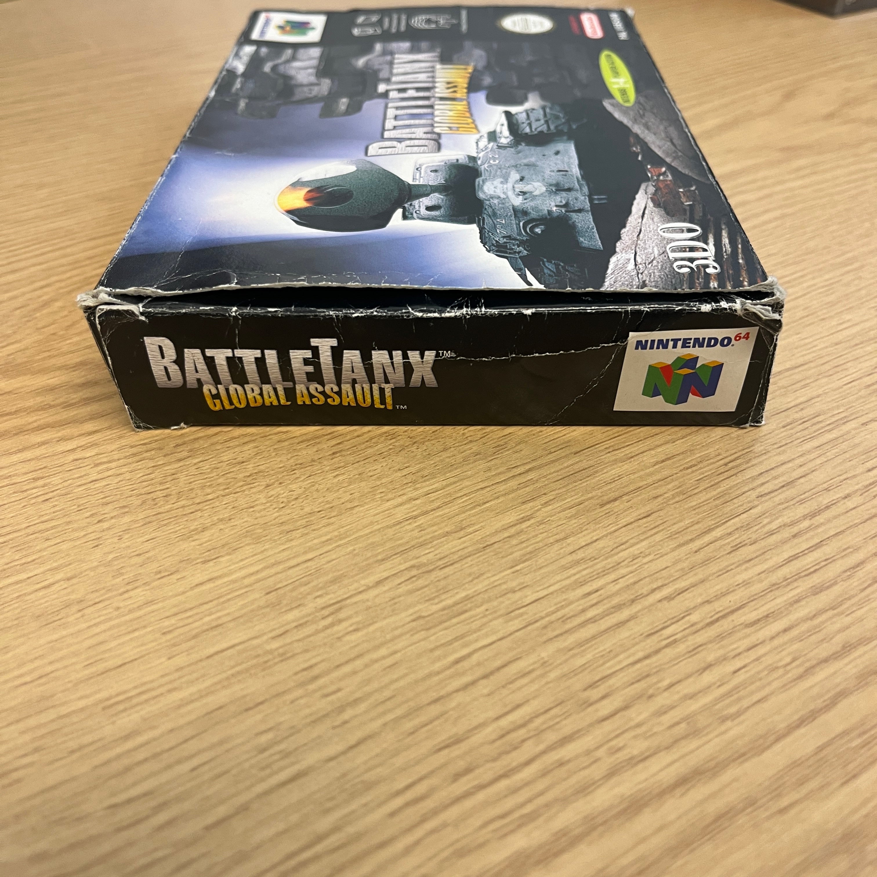 Battletanx : Global assault n64 game boxed