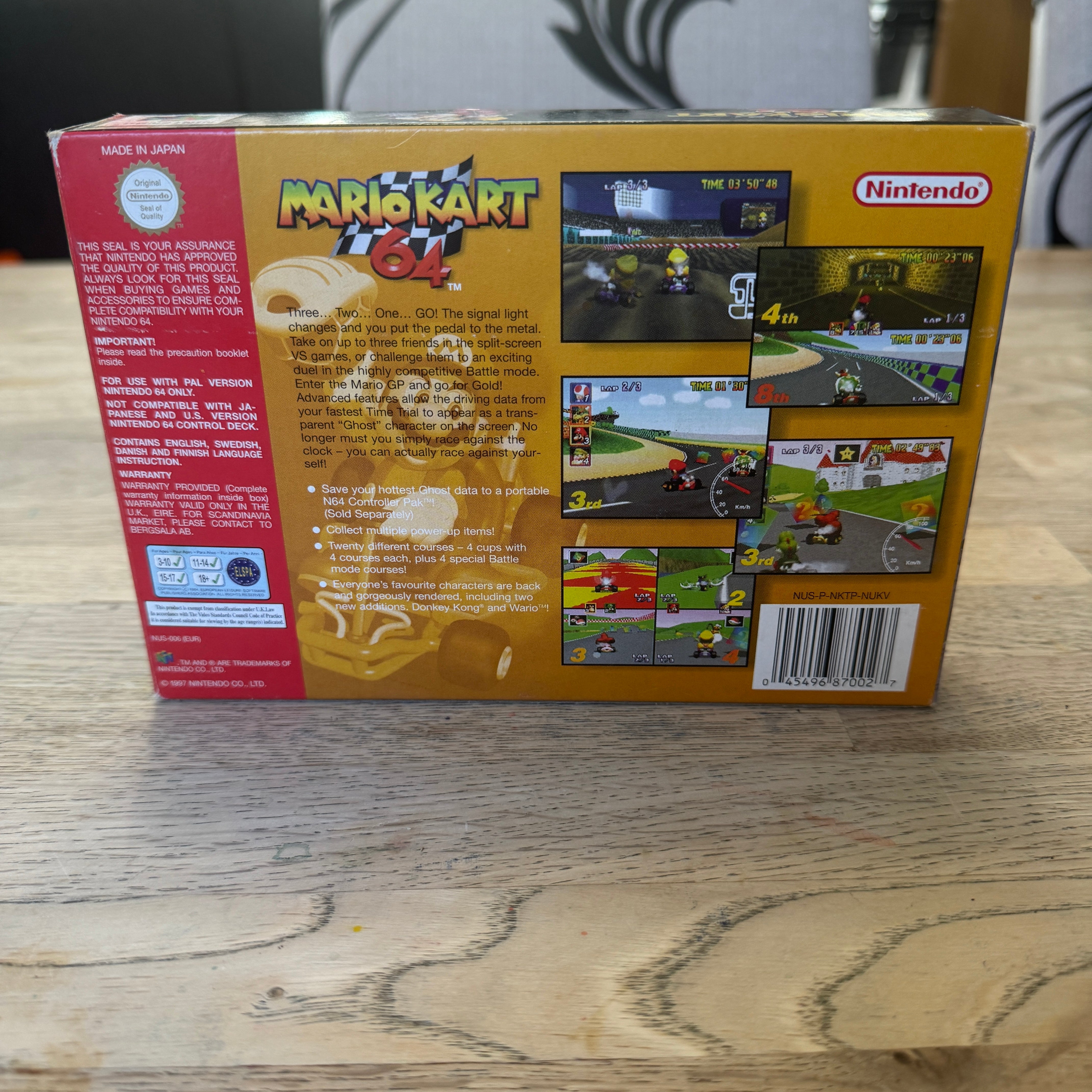 Mario kart 64 Nintendo 64 game complete