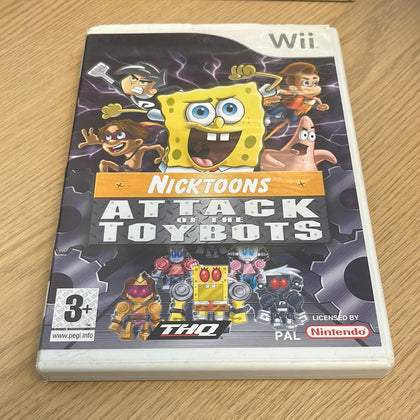 Nicktoons Attack of the Toybots Nintendo Wii Game