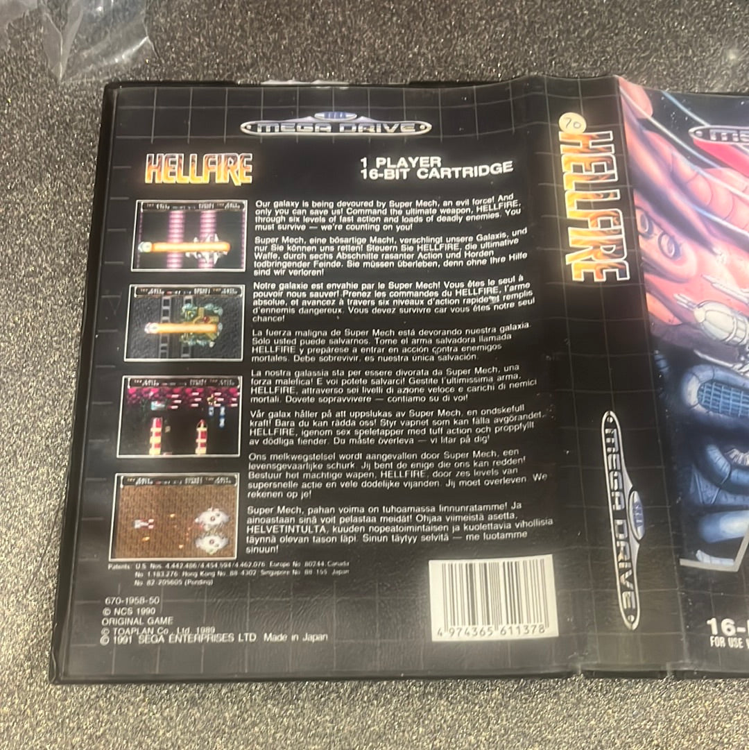 Hellfire Sega Mega Drive game