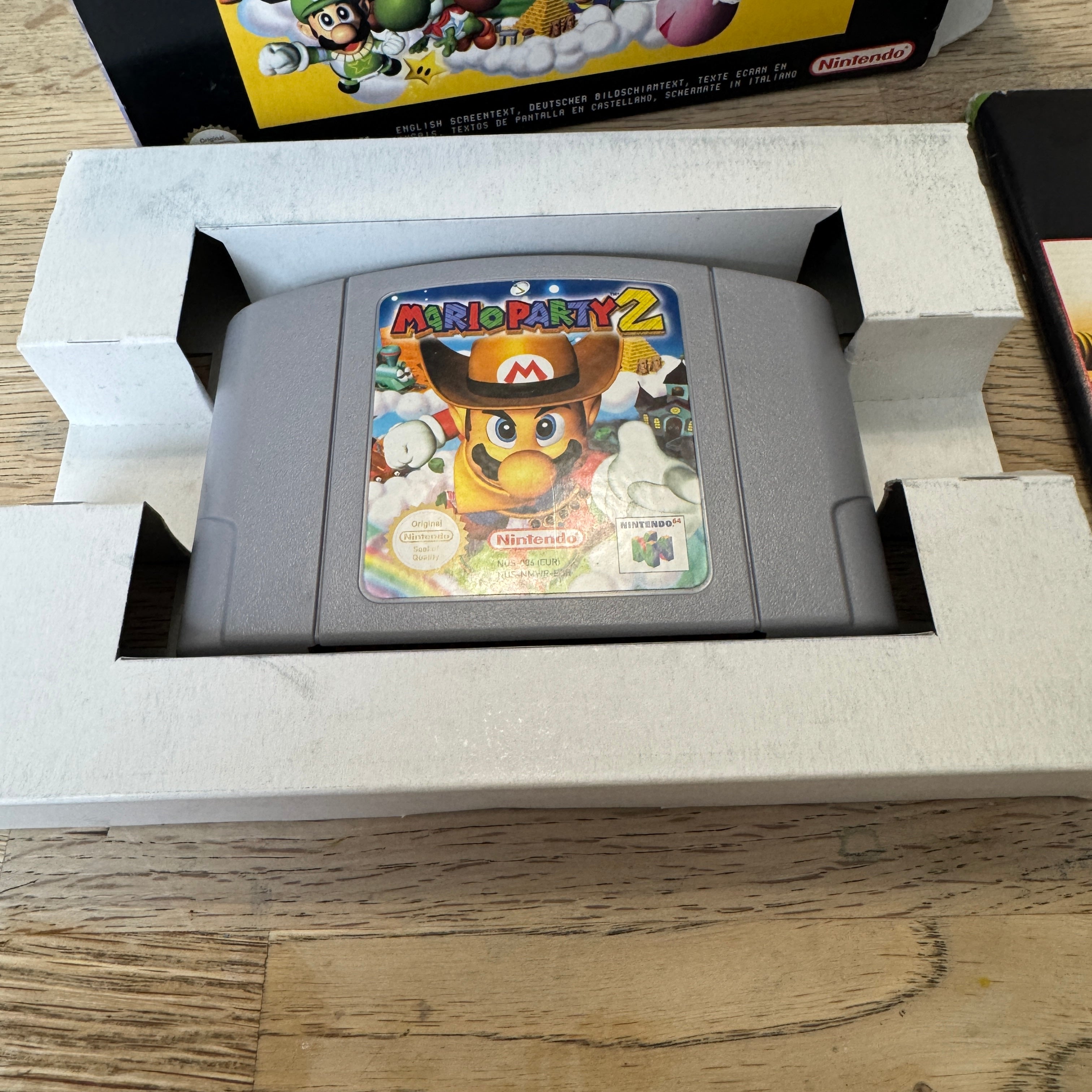 Mario party 2 n64 game boxed complete