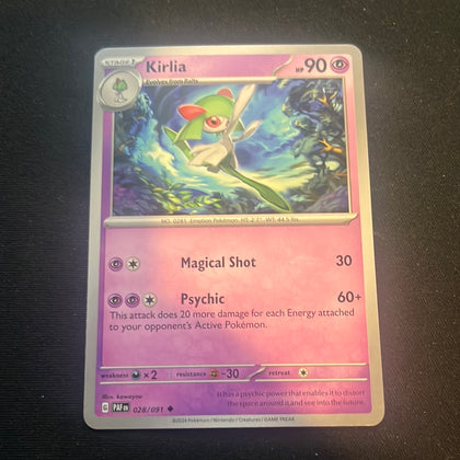 Paldean Fates: Kirlia #28