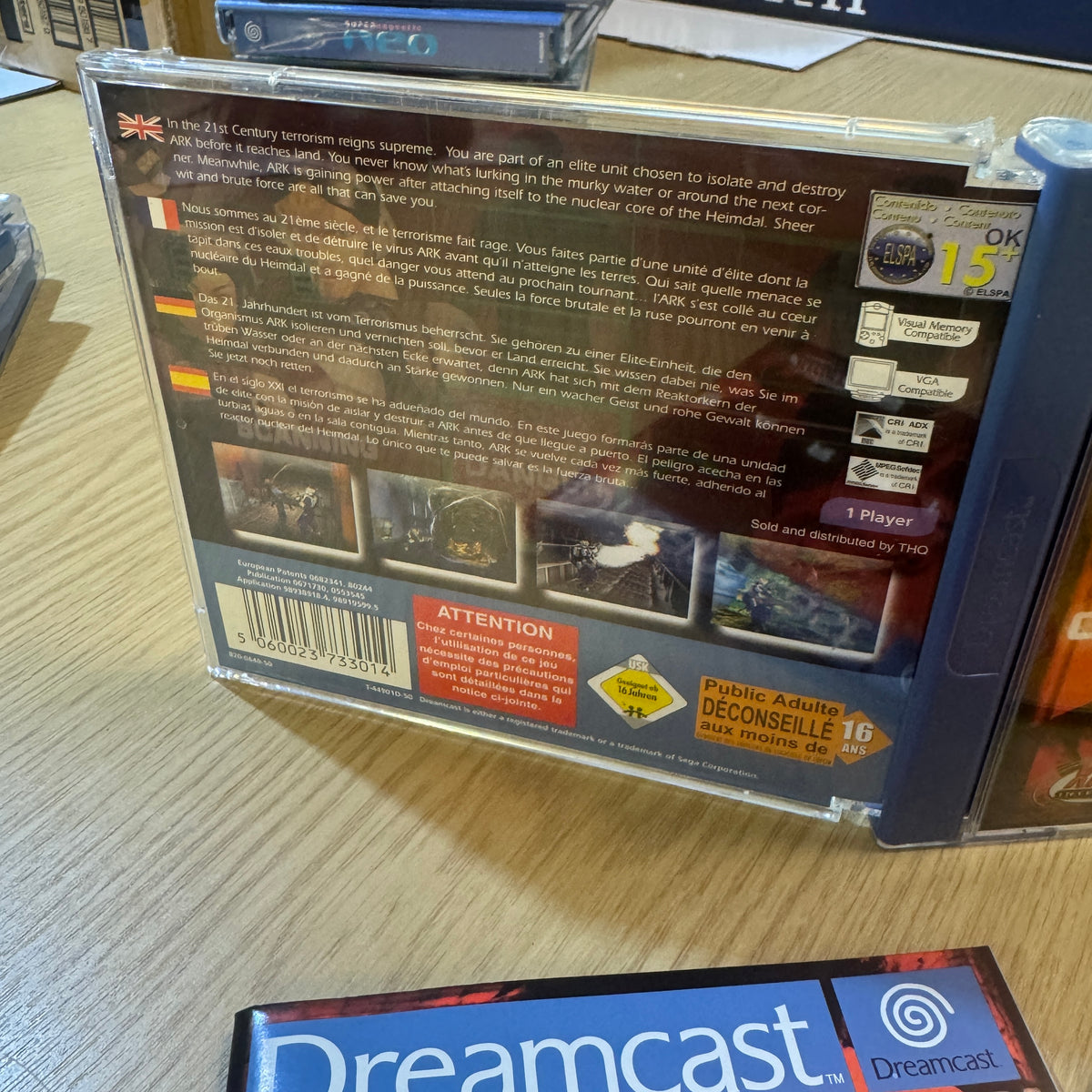 Carrier Sega Dreamcast game cib