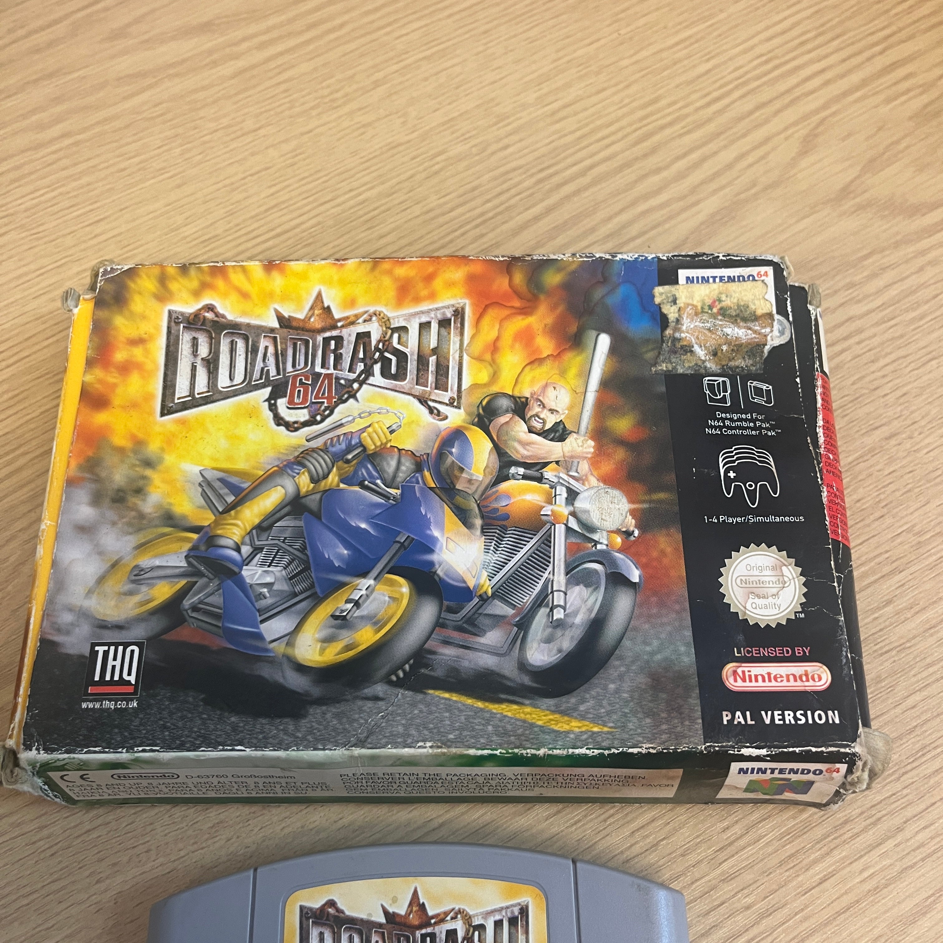 Road Rash 64 Nintendo N64 boxed