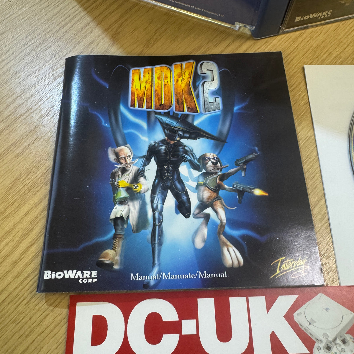 MDK 2 Sega Dreamcast game cib