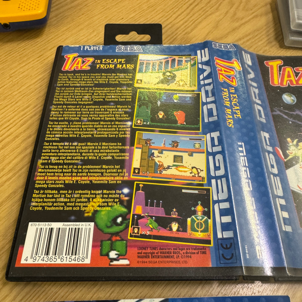 Taz in Escape From Mars Sega Mega Drive game