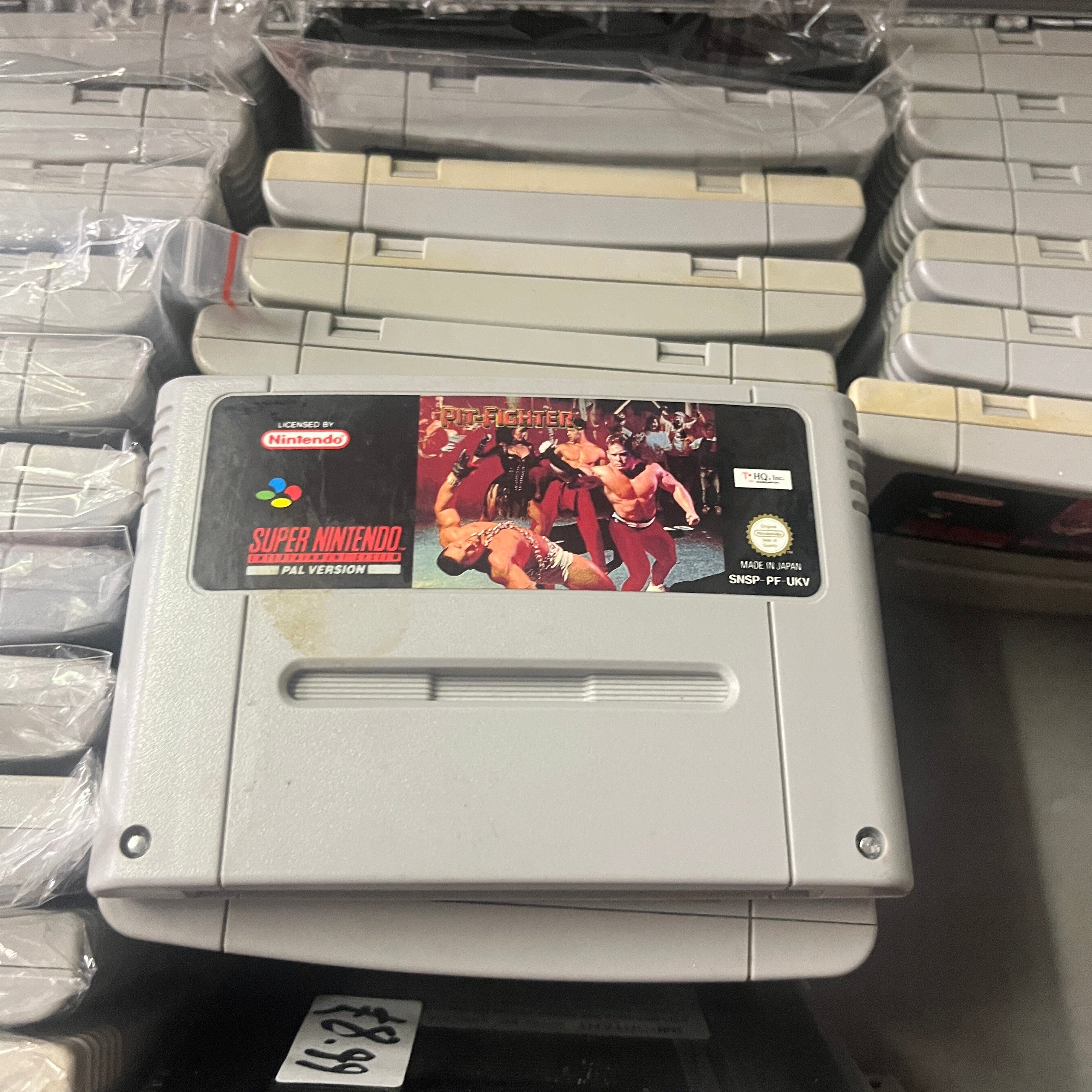 Pit-Fighter Super Nintendo SNES game Cart Only