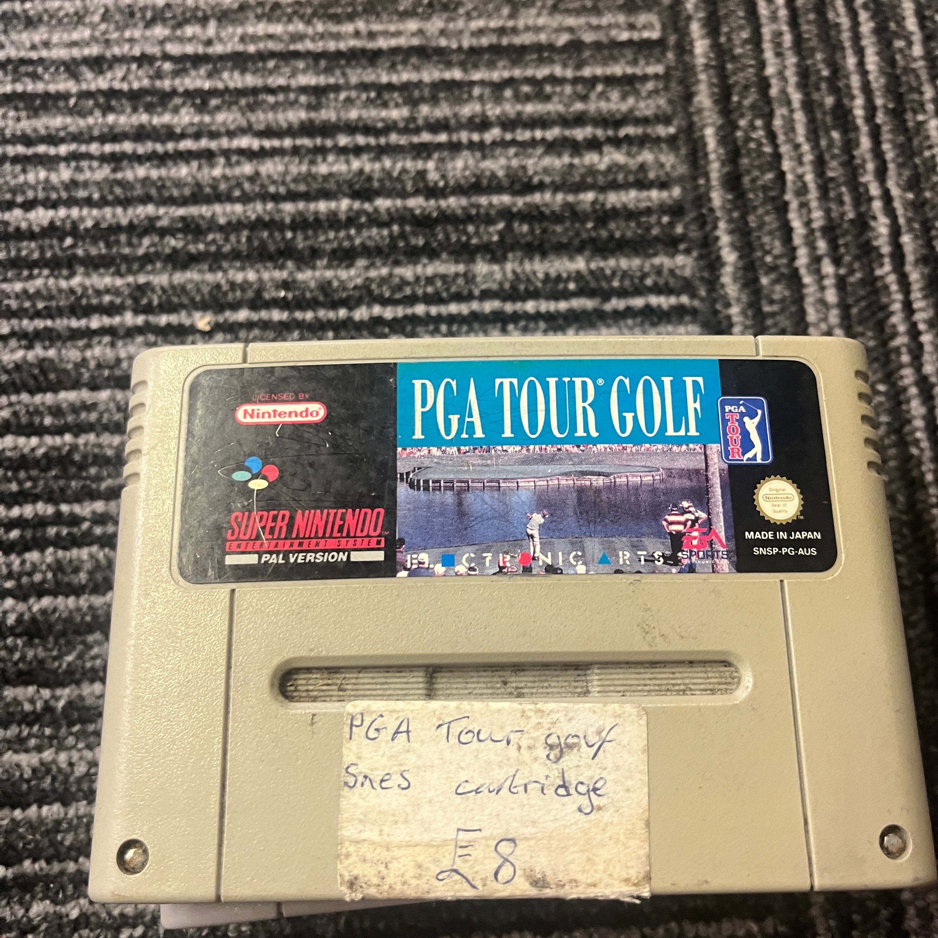 PGA Tour Golf Super Nintendo SNES game Cart Only