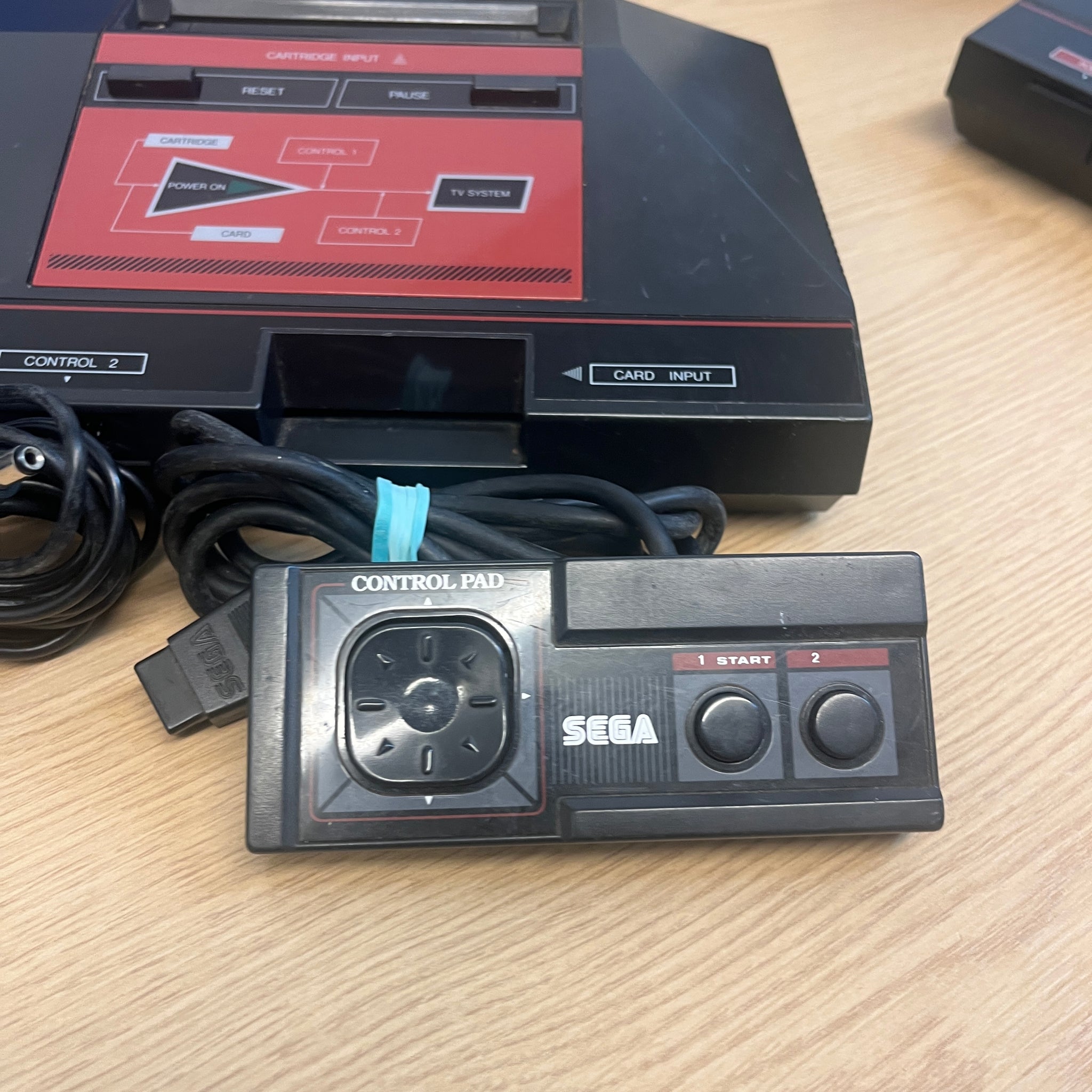 Sega Master System Console model 1 - Hang On built in